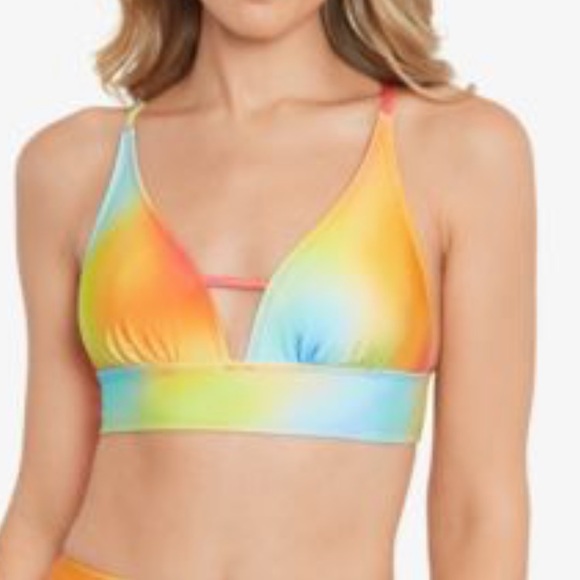 Salt Cove Juniors Front Tab Midkini Top Sz XL - Picture 10 of 11